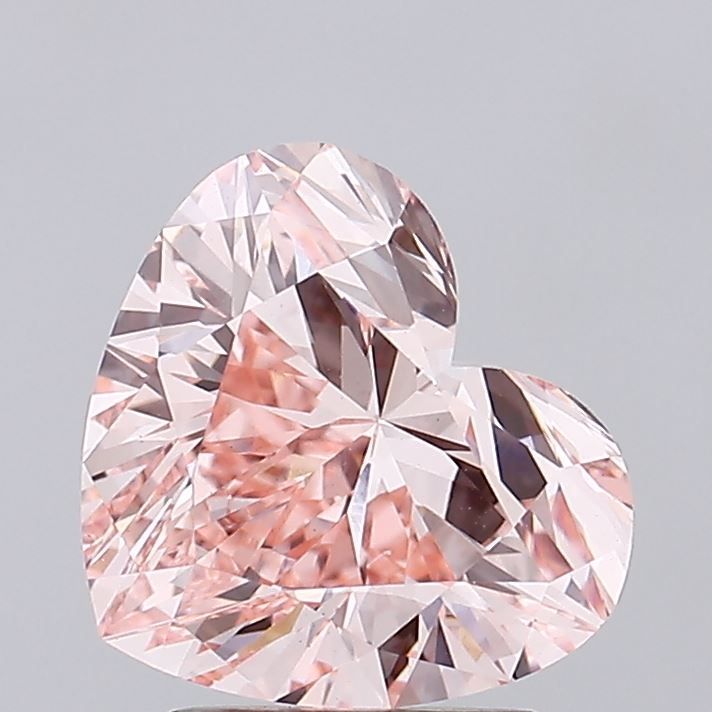 Heart Fancy Intense Pink Lab-grown Diamond 1.72ct VVS2 loose diamond