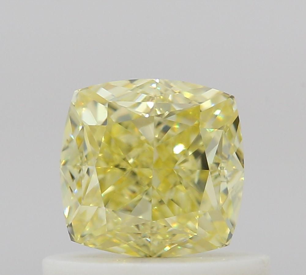 Cushion Fancy Yellow Natural Diamond 0.7ct SI1 loose diamond