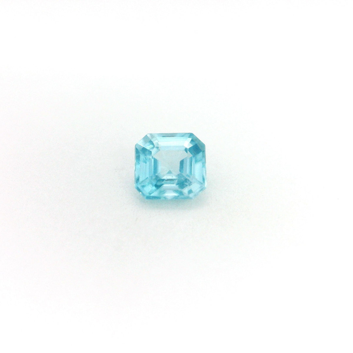 Octagonal Blue Zircon 0.95ct loose gemstone