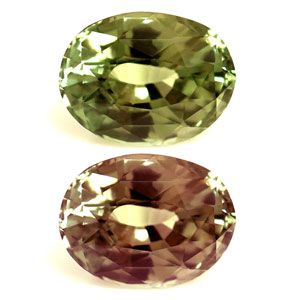 Oval Green Alexandrite 0.7ct loose gemstone