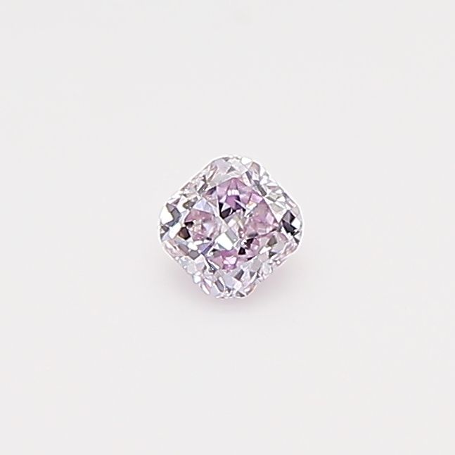Cushion Fancy Pink Purple Natural Diamond 0.1ct loose diamond