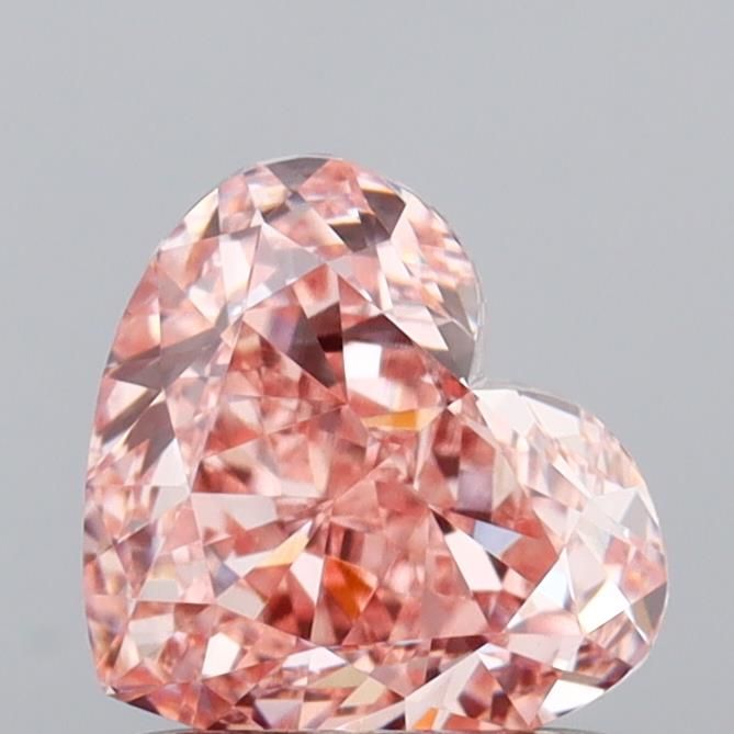 Heart Fancy Vivid Pink Lab-grown Diamond 1.03ct VVS2 loose diamond