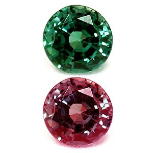 Round Green Alexandrite 0.22ct loose gemstone