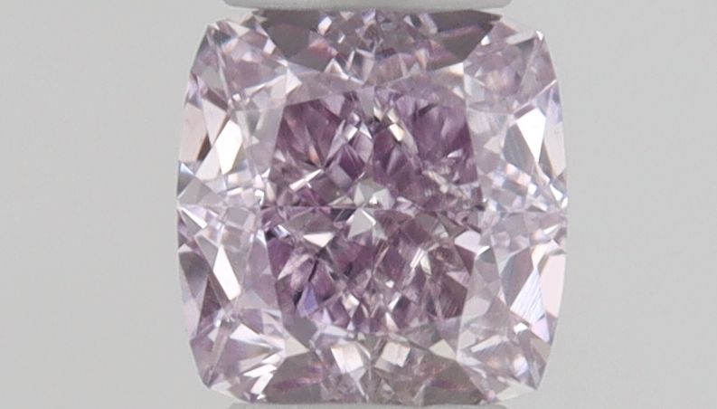 Cushion Fancy Pink Purple Natural Diamond 0.16ct VS1 loose diamond