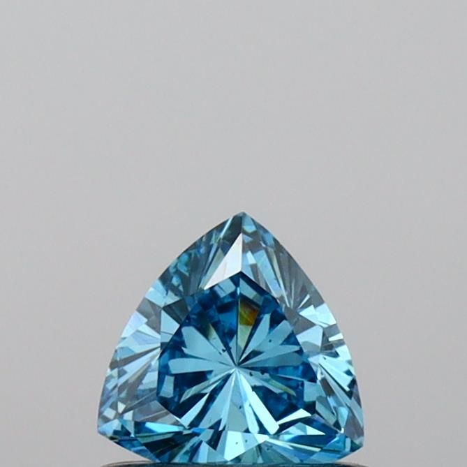 Triangular Fancy Vivid Blue Lab-grown Diamond 0.43ct SI1 loose diamond
