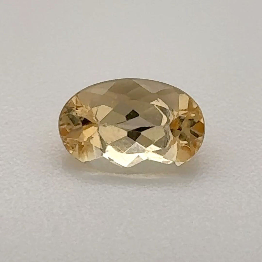 Oval Yellow Topaz 0.64ct loose gemstone