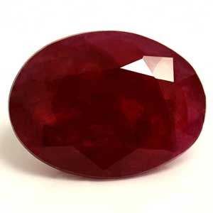 Oval Red Ruby 2.17ct loose gemstone