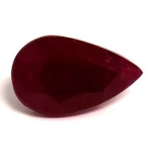Pear Red Ruby 2.27ct loose gemstone