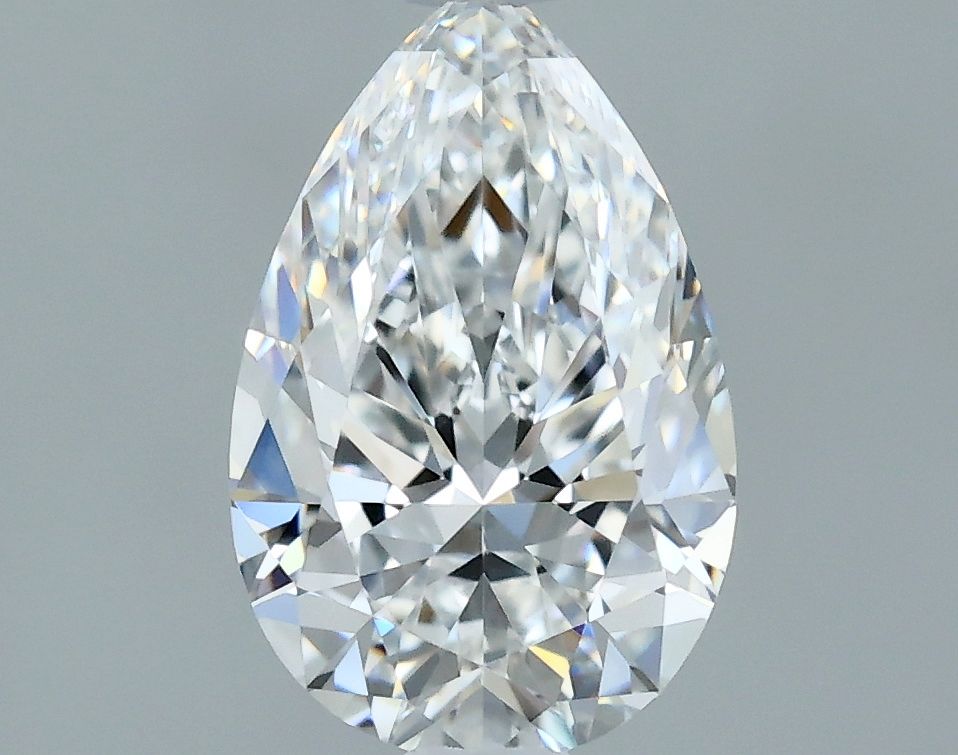 Pear Natural Diamond 0.58ct E VVS2