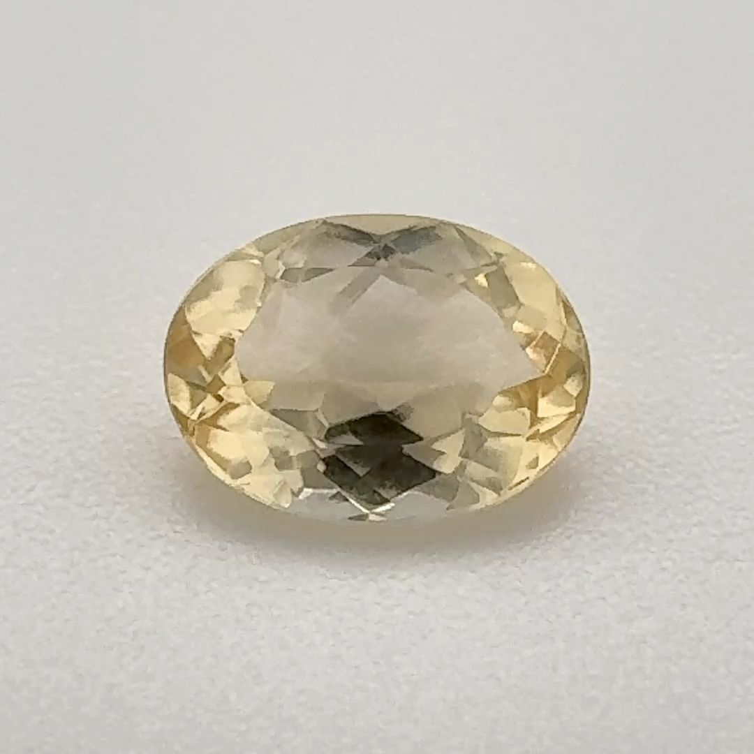 Oval Yellow Topaz 1ct loose gemstone