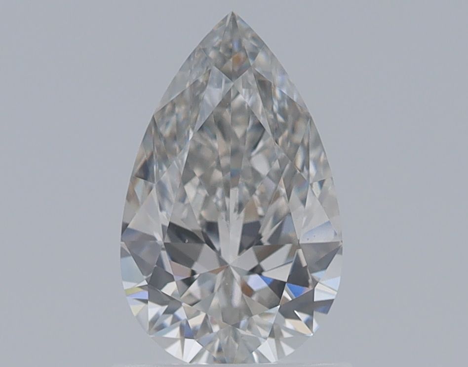 Pear Light Gray Natural Diamond 1.01ct VS2 loose diamond