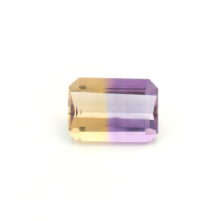 Octagonal Bi_color Ametrine 6.8ct loose gemstone
