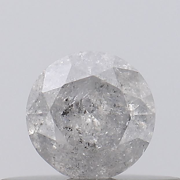 Round Salt And Pepper Natural Diamond 0.23ct I3 loose diamond