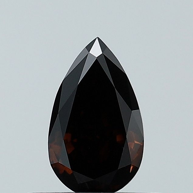 Pear Fancy Deep Black Lab-grown Diamond 0.5ct VS1 loose diamond