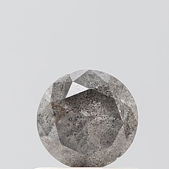 Round Salt And Pepper Natural Diamond 0.61ct VS1 loose diamond