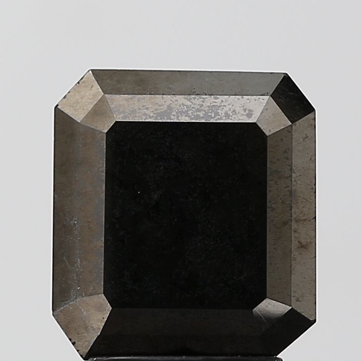Emerald Black Natural Diamond 2.94ct VVS2 loose diamond