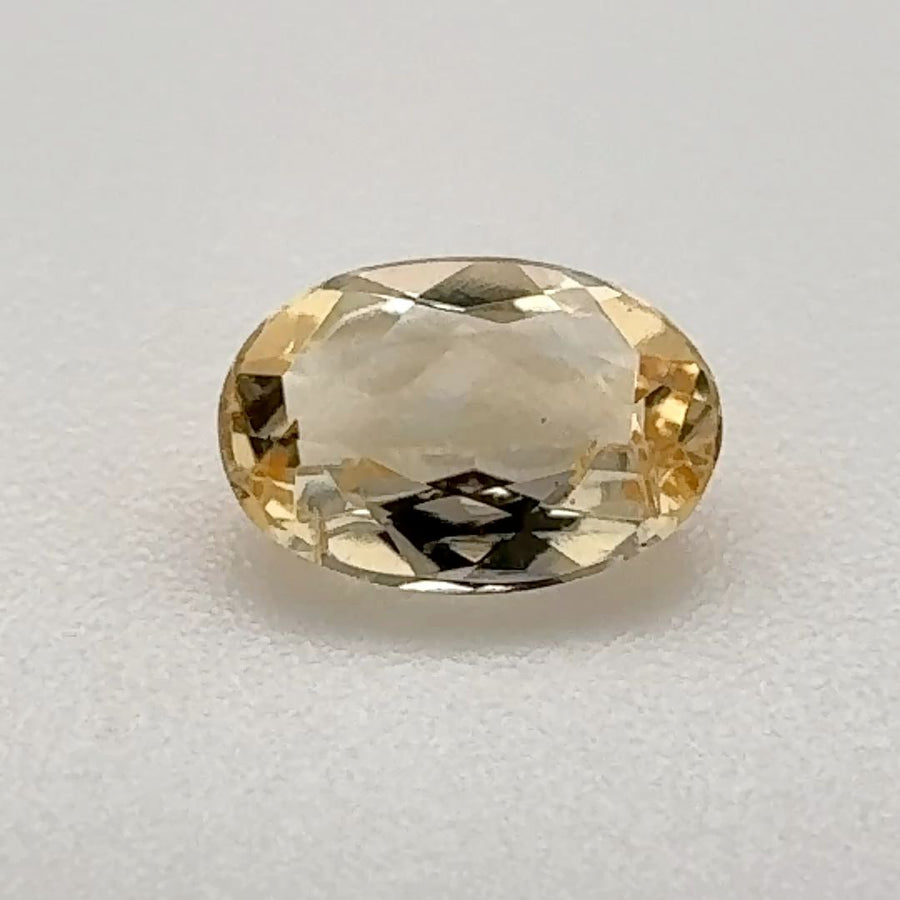 Oval Yellow Topaz 0.73ct loose gemstone