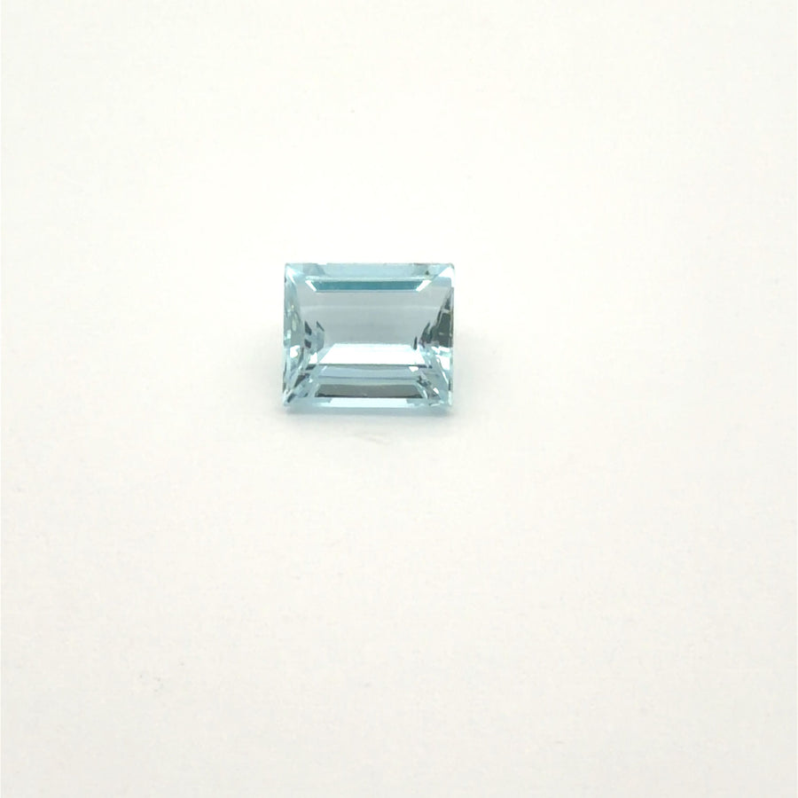 Rectangular Blue Aquamarine 1.3ct loose gemstone
