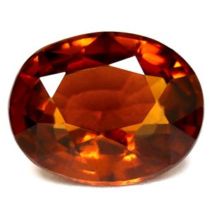 Oval Orange Garnet 6.51ct loose gemstone