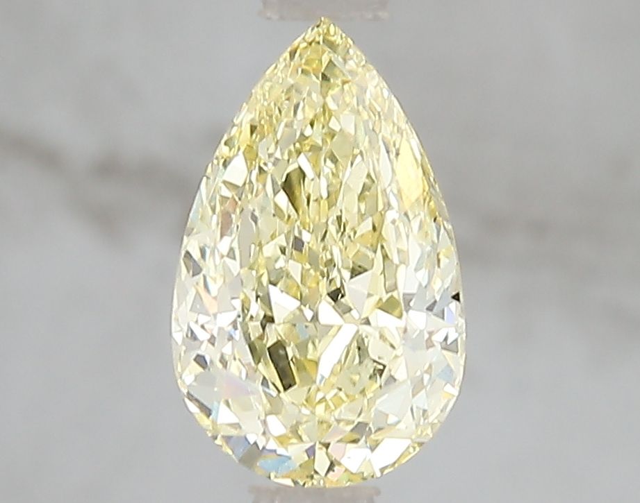 Pear Fancy Intense Yellow Lab-grown Diamond 1.57ct VS2 loose diamond