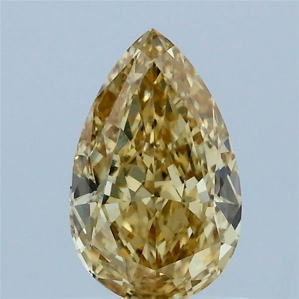 Pear Fancy Intense Yellow Lab-grown Diamond 1.11ct VVS2 loose diamond