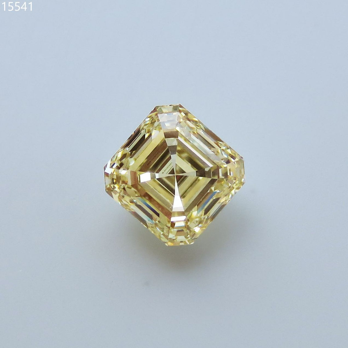 Asscher Fancy Light Yellow Natural Diamond 2.38ct VVS2 loose diamond