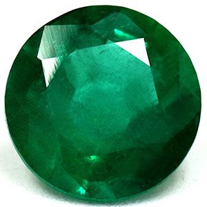 Round Green Emerald 1.8ct loose gemstone