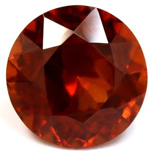 Round Orange Garnet 5.84ct loose gemstone