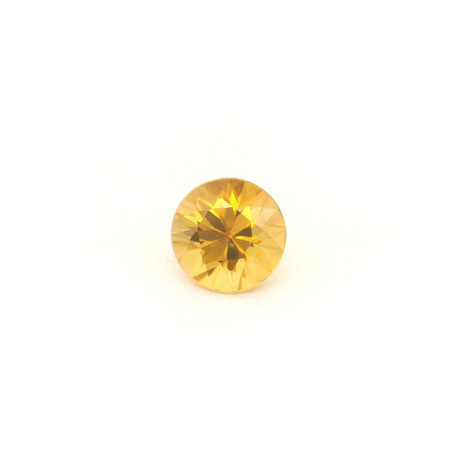 Round Yellow Zircon 2.26ct loose gemstone