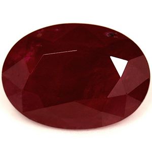 Oval Red Ruby 3.31ct loose gemstone