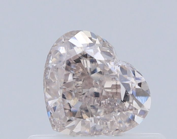 Heart Light Brown Pink Natural Diamond 0.5ct VS2 loose diamond
