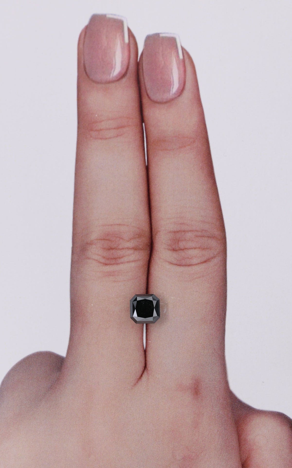 Radiant Black Natural Diamond 1.39ct loose diamond