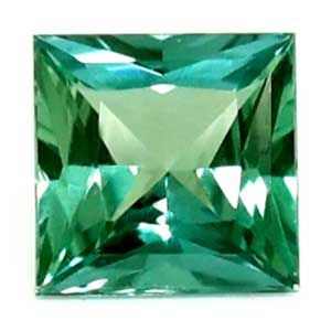 Square Green Alexandrite 0.09ct loose gemstone