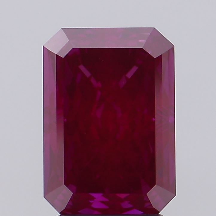 Radiant Fancy Vivid Red Lab-grown Diamond 3.24ct VS1 loose diamond