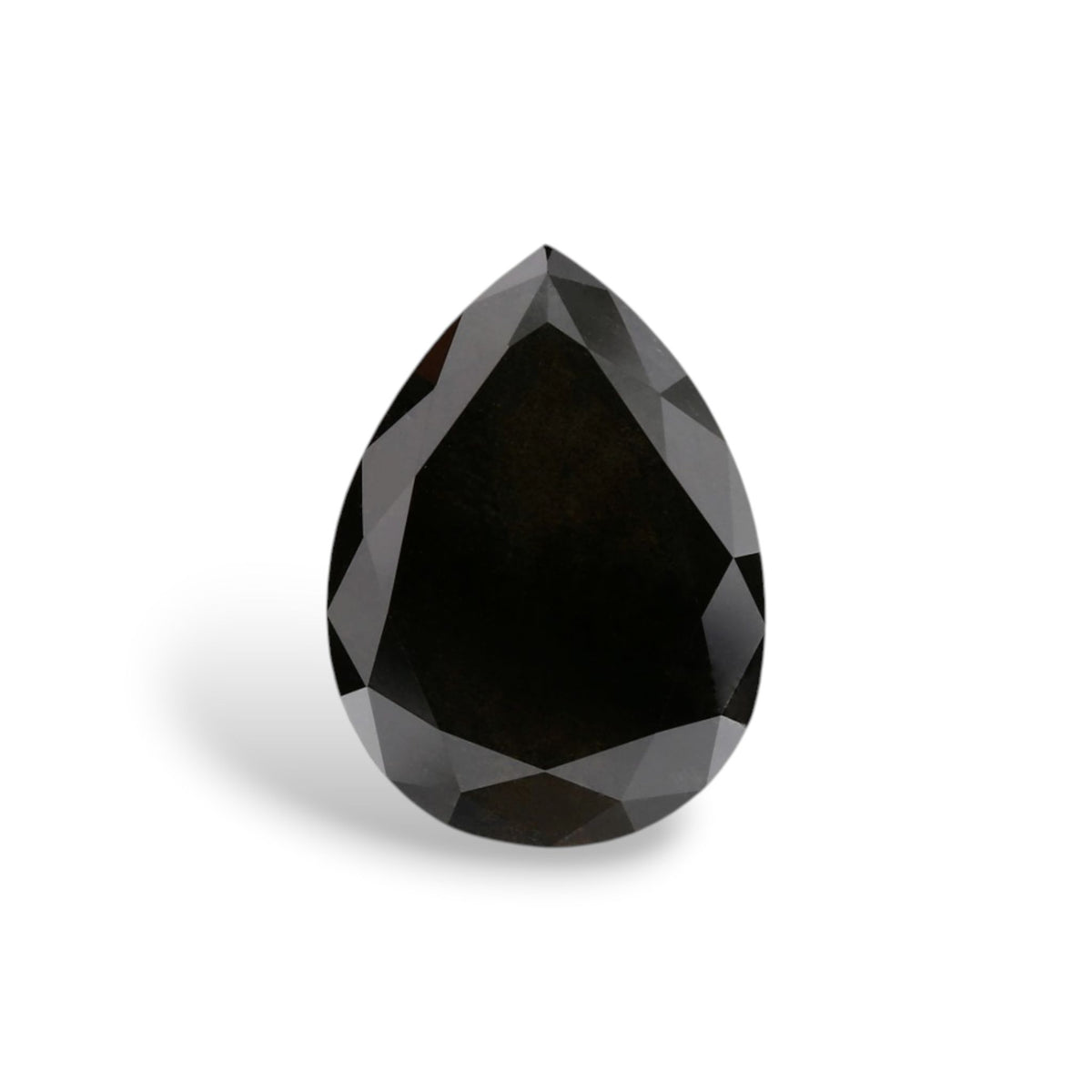 Pear Fancy Black Natural Diamond 2.88ct VVS2 loose diamond