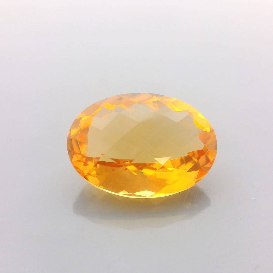 Oval Yellow Citrine 11.72ct loose gemstone