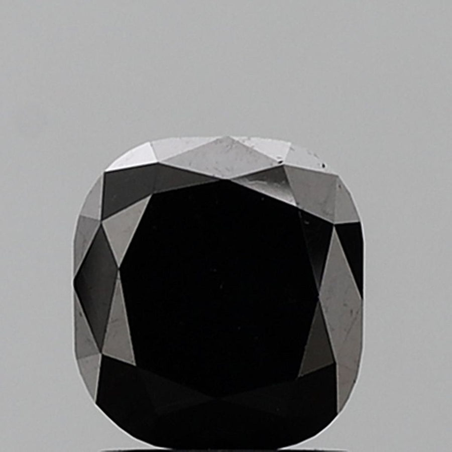 Cushion Black Natural Diamond 2ct VVS2 loose diamond