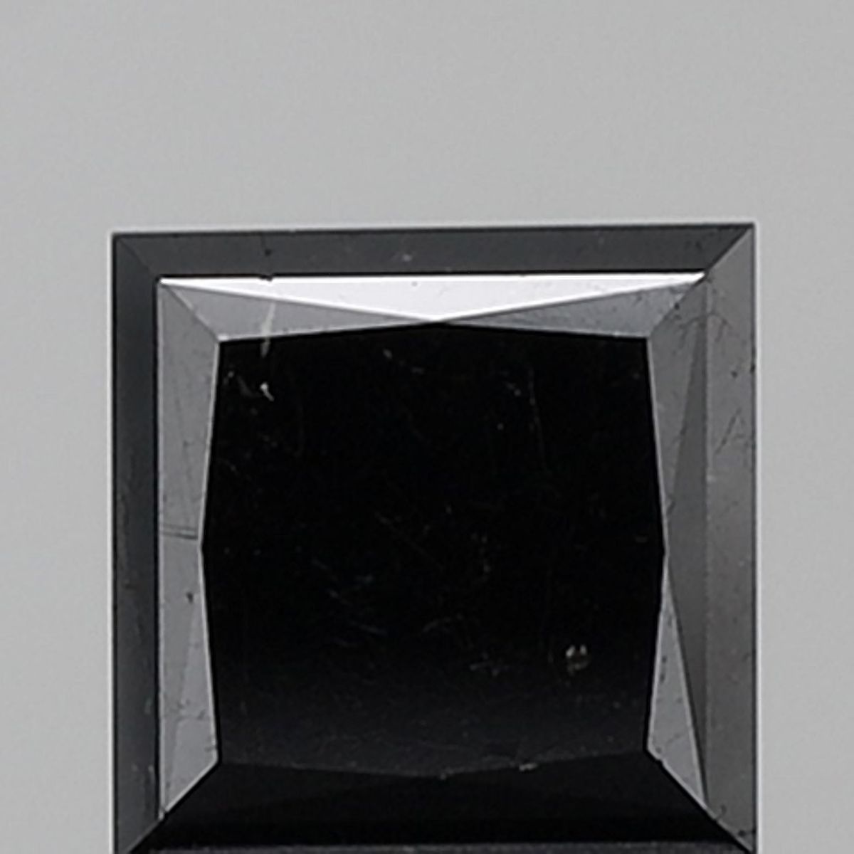 Princess Black Natural Diamond 1.39ct VS1 loose diamond