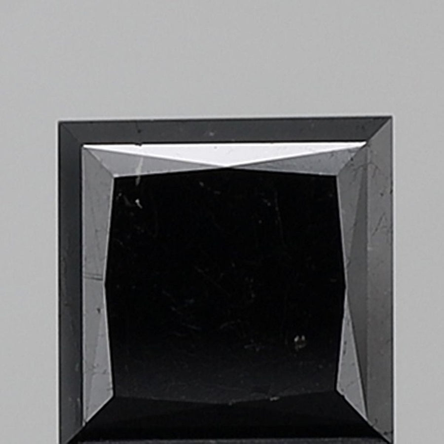 Princess Black Natural Diamond 1.39ct VS1 loose diamond