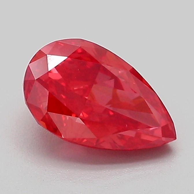 Pear Fancy Vivid Red Lab-grown Diamond 1.06ct VS1 loose diamond