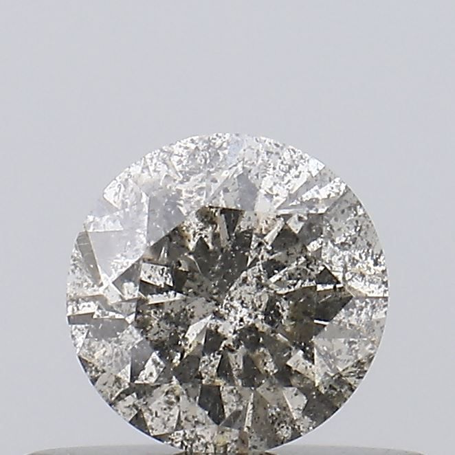Round Salt And Pepper Natural Diamond 0.35ct I3 loose diamond