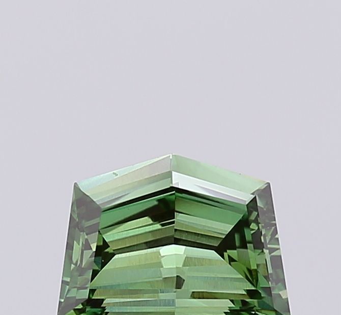 Pentagonal Fancy Vivid Green Lab-grown Diamond 1.14ct VVS2 loose diamond