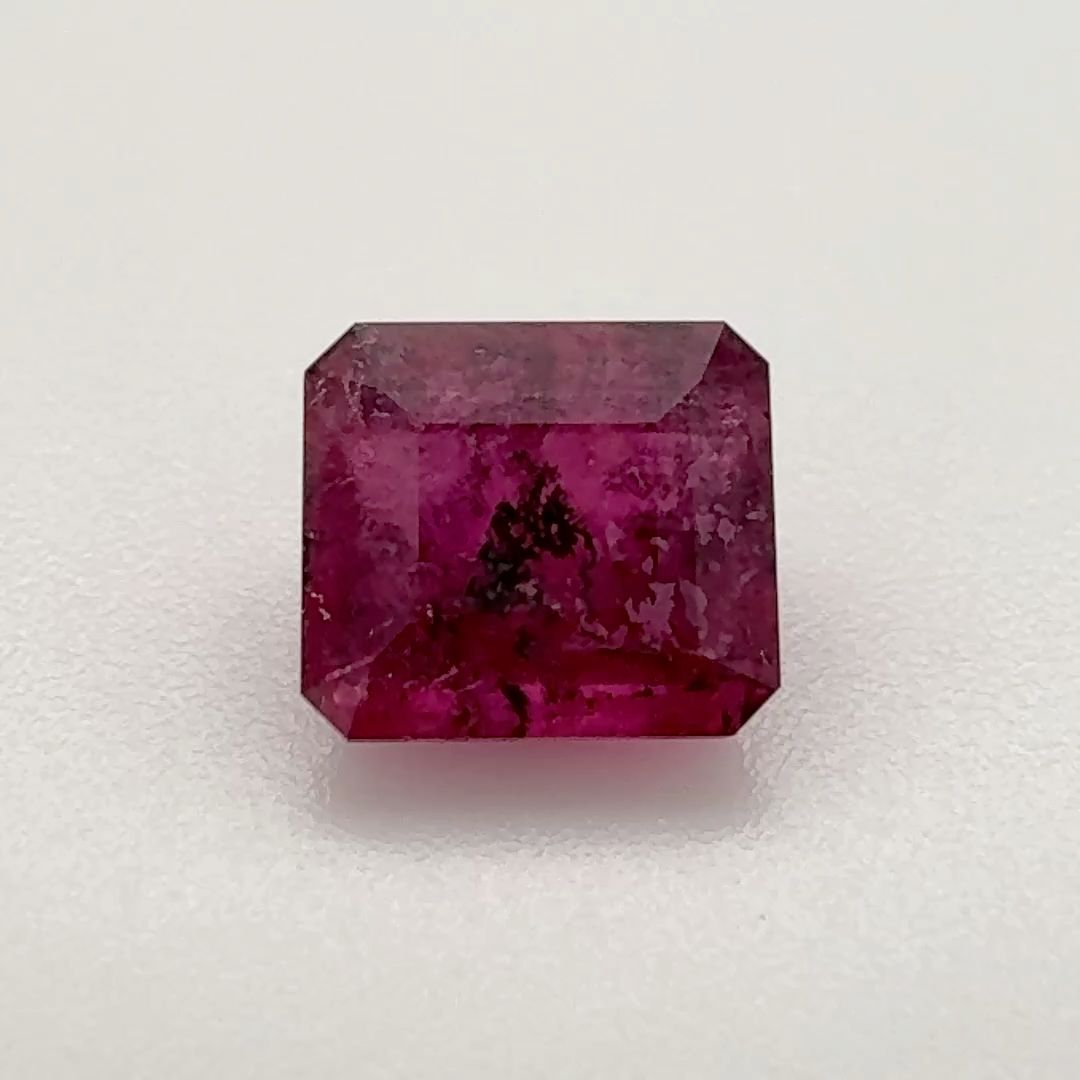 Octagonal Pink Tourmaline 1.2ct loose gemstone