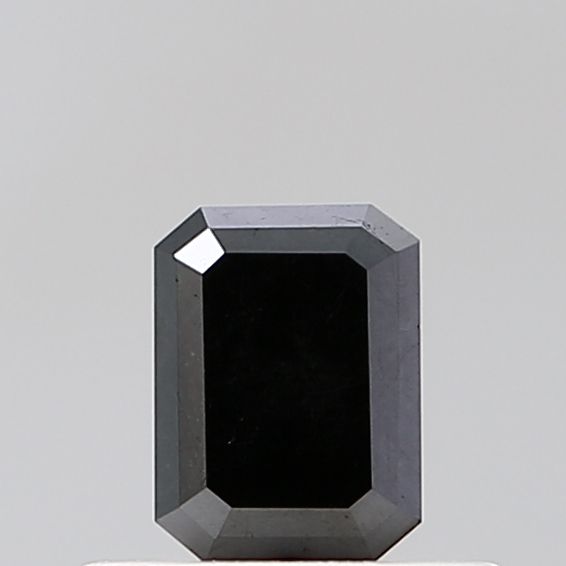 Emerald Black Natural Diamond 0.4ct VVS2 loose diamond