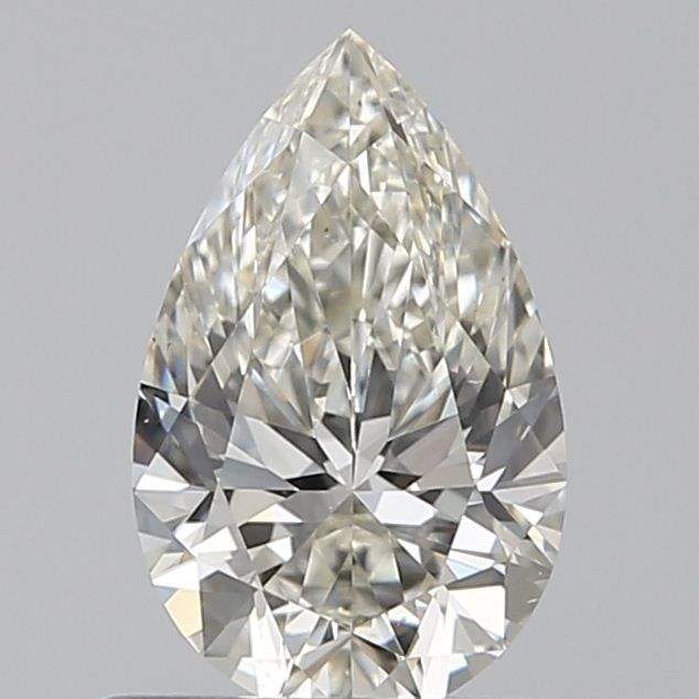 Pear Natural Diamond 0.60ct J VS1