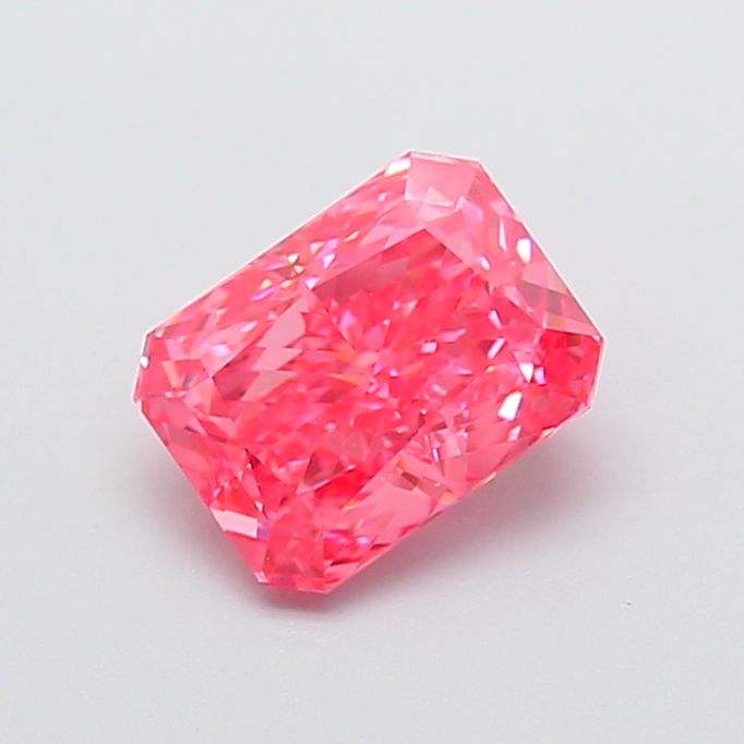 Radiant Fancy Vivid Pink Lab-grown Diamond 1.52ct VVS2 loose diamond