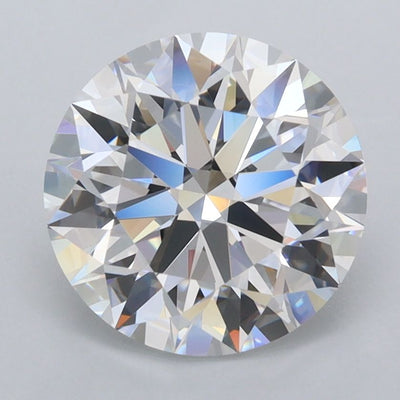 Round Lab-Grown Diamond 2.97ct D FL