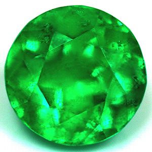 Round Green Emerald 1.49ct loose gemstone