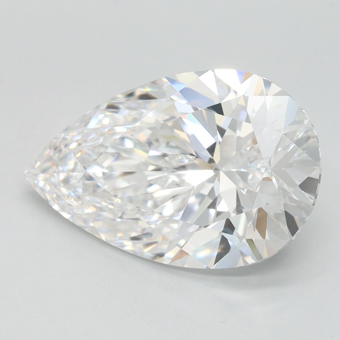 Pear Lab-Grown Diamond 3.17ct D IF