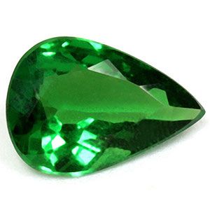 Pear Green Garnet 0.87ct loose gemstone
